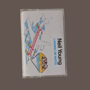 Neil Young Landing on Water – Cassette Tape